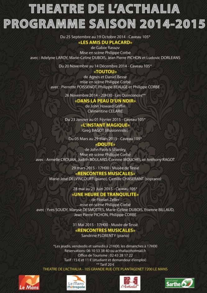 Programme Acthalia 2014-2015