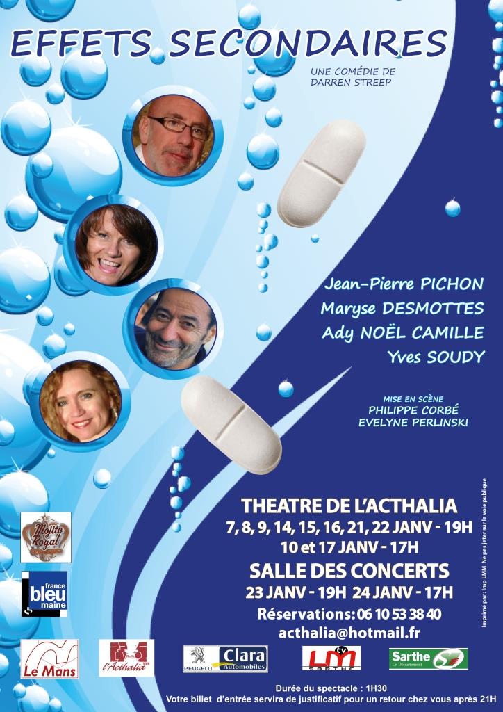 Affiche Effets secondaires bulles web