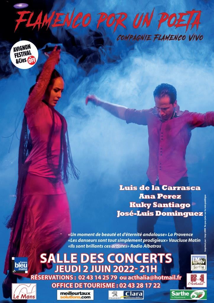 Affiche Flamenco por un poeta 2022 WEB