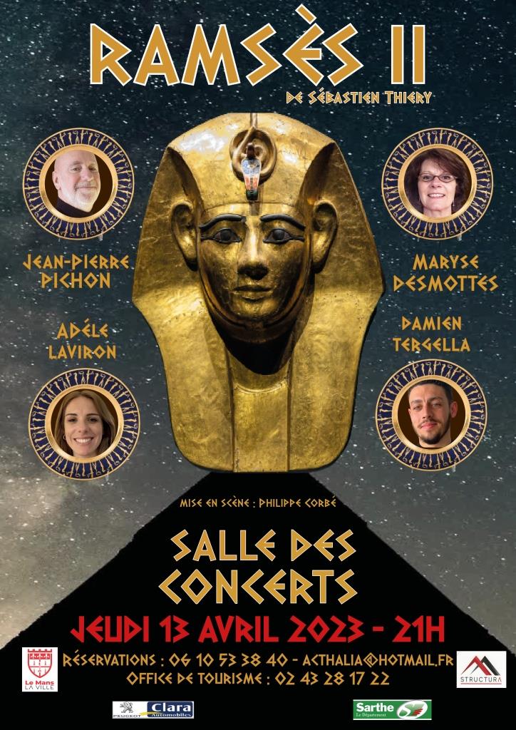 Affiche Ramsès II 2023 Salle des Concerts web