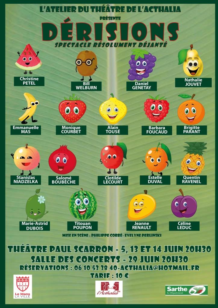 Affiche Dérisions web