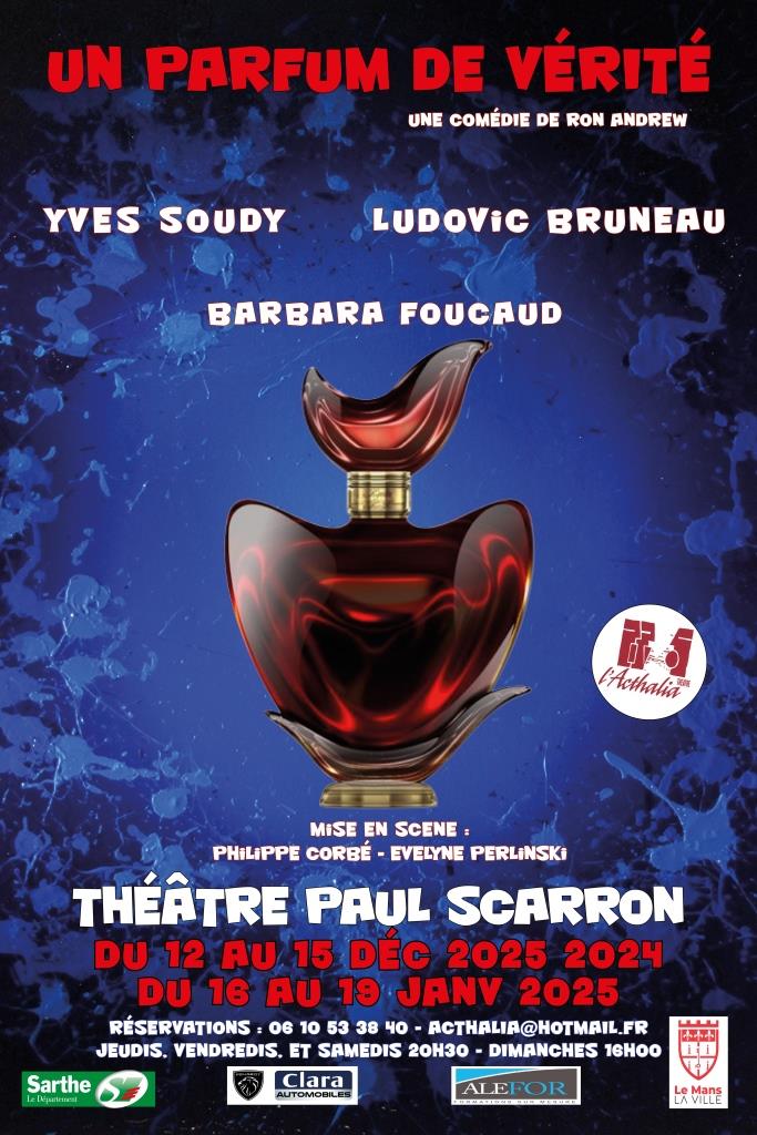 Affiche Parfum de vérité Scarron 40 x 60 web